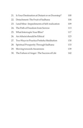 Index of The Path of Freedom from Sorrow