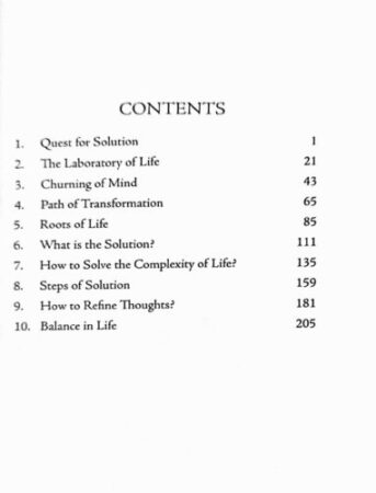 Index of Quest for Solution