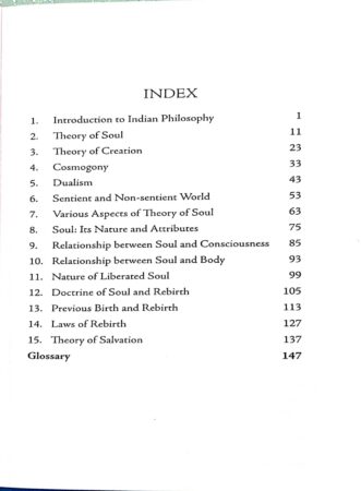 Index of The Soul of Jainism